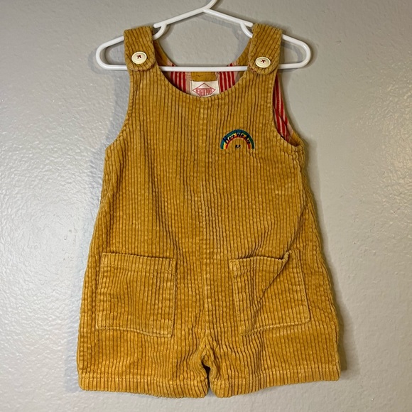 bebe de pino Other - BEBE DE PINO Corduroy rainbow here we are overalls (90)